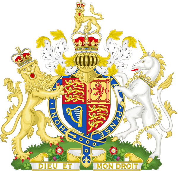 現在のイギリス紋章