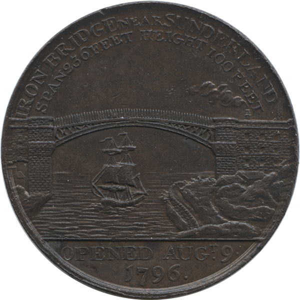 ウィアマス橋のコイン（表面）